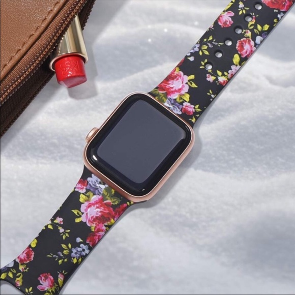 Accessories - FLORAL APPLE WATCHBAND WATCH BAND 38/40mm 40/42mm